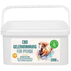 Hanf Gesundheit Gelenknahrung für Pferde mit CBD, 2000 g