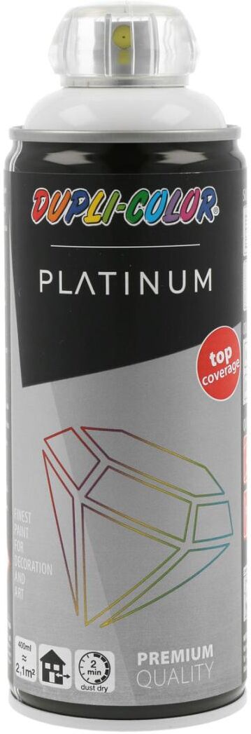 european aerosols DUPLI-COLOR Platinum reinweiß glanz, 400 ml
