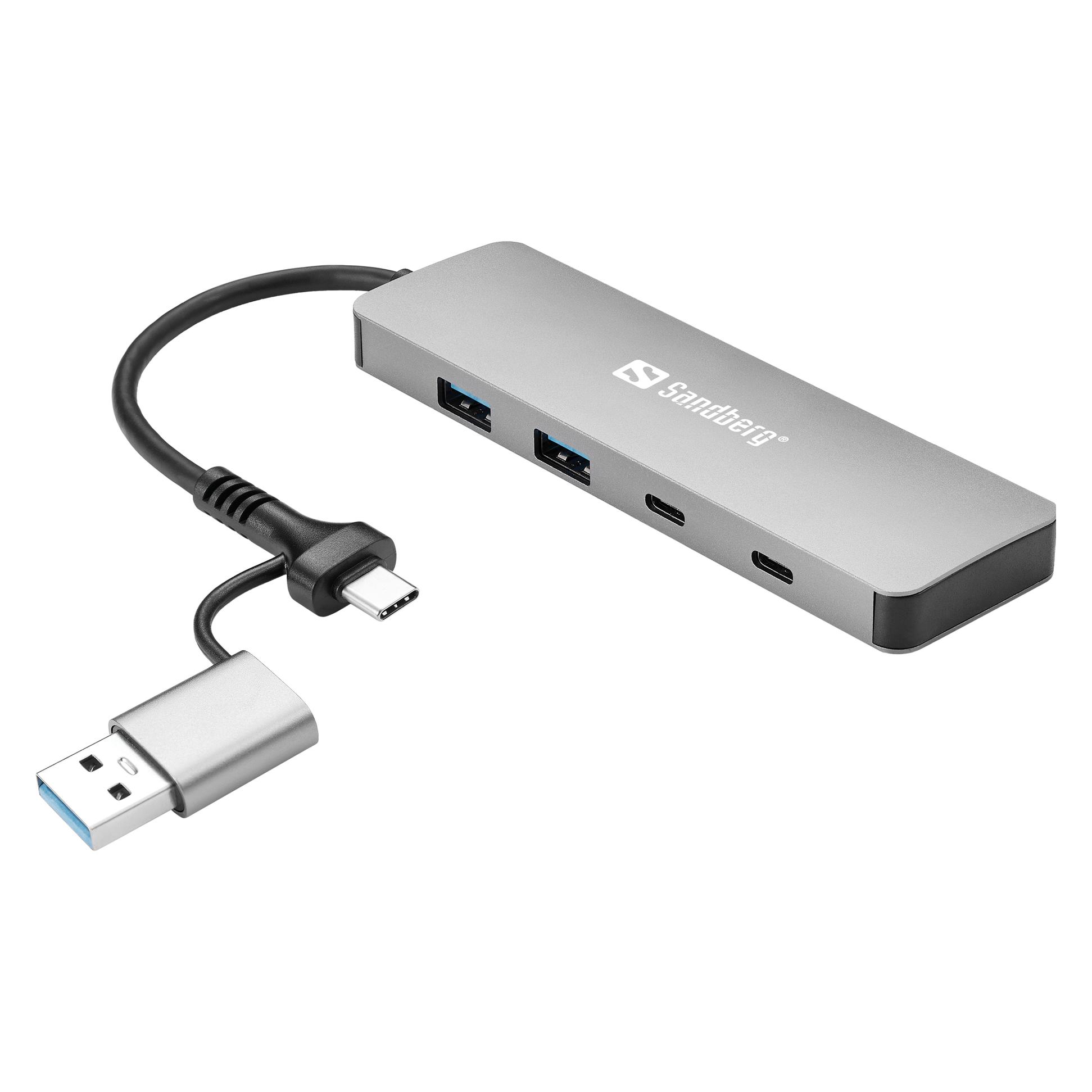 Sandberg 136-64 (USB-A, USB-C, 4 Ports) (136-64)