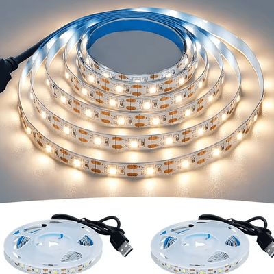 Inspire Curations 1M 5M USB LED Strip Lights For TV And Home Decor warm White 4 M