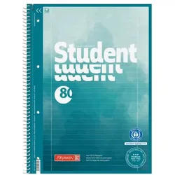 Brunnen Collegeblock »Premium Student Recycling« A4 liniert weiß