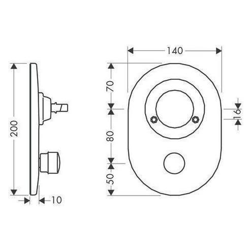 hansgrohe Umrüstset Wannenmischer (96385000)