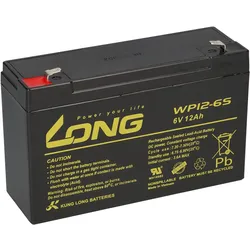 Kung Long WP12-6S AGM Akku 6V 12Ah – passend für Solar