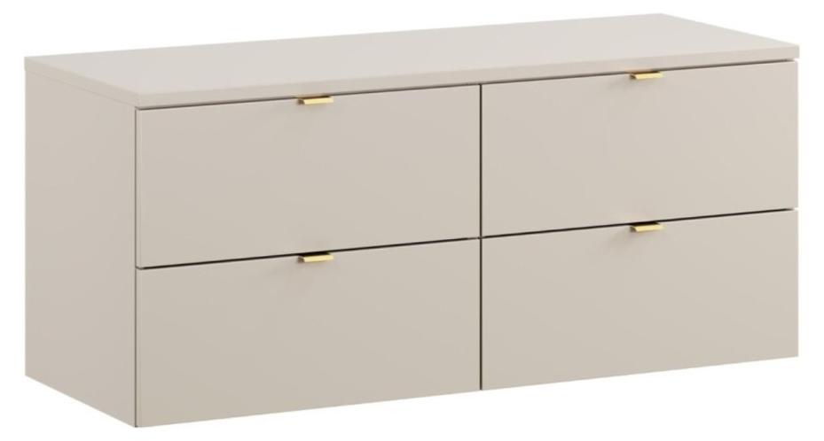 Badezimmer-Set BELLA: Waschbeckenschrank 120cm + Waschtischplatte