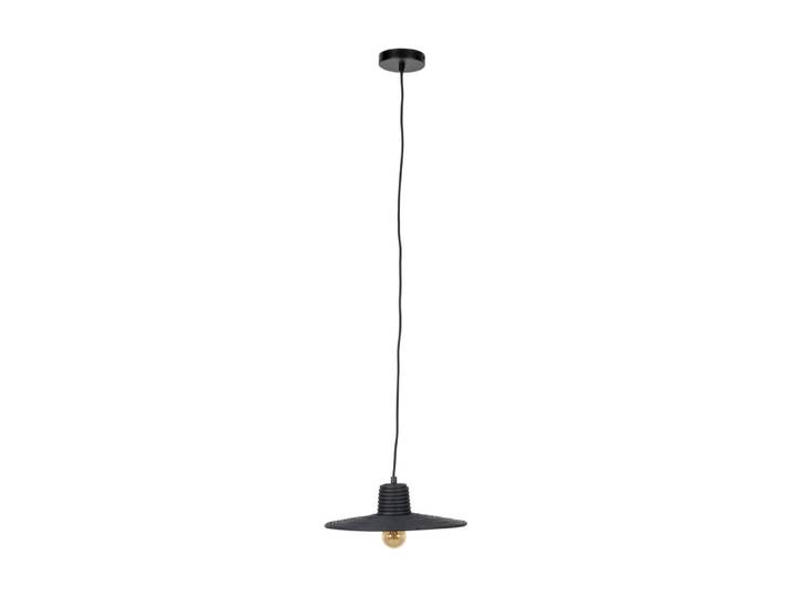 Petite suspension en rotin noir