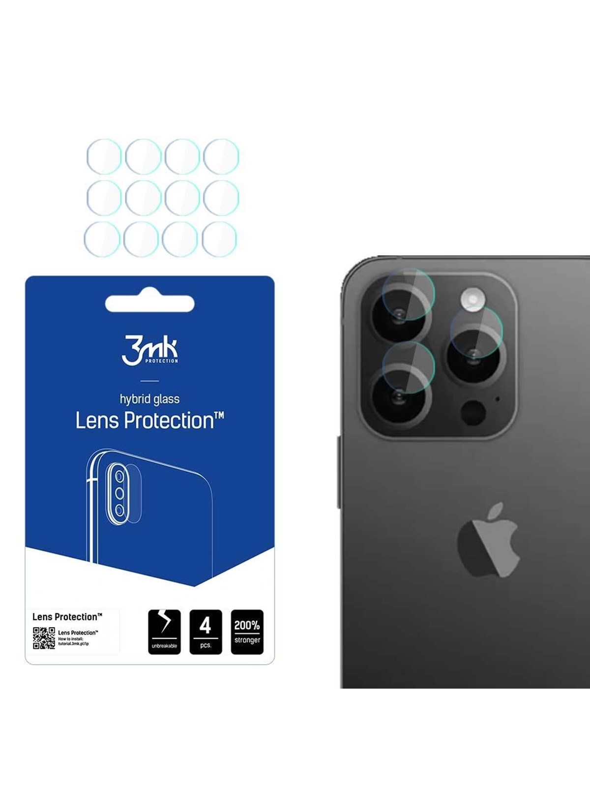 3mk Apple iPhone 15 Pro - Lens Protection