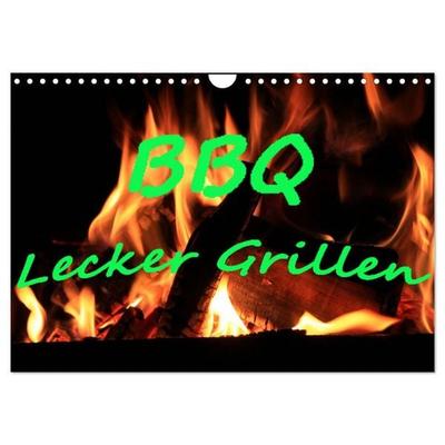 BBQ Lecker Grillen (Wandkalender 2026 DIN A4 quer), CALVENDO Monatskalender