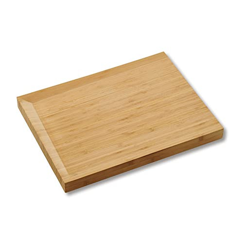 Kesper Bamboe Snijplank met Groef, Bruin/Beige, B 38 x D 28 x H 2,5 cm