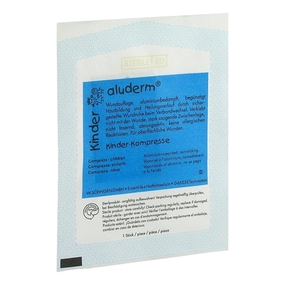 W.SÖHNGEN GmbH ALUDERM Kinder Kompressen 4x6 cm 1 St 00118581