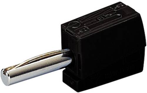 WAGO Bananenstecker Stecker, gerade Stift-Ø: 4mm Schwarz