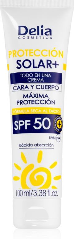 Delia Cosmetics Sun Protect crème protectrice visage SPF 50 100 ml