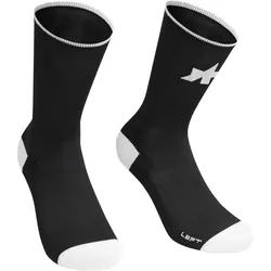 Assos, Herren, Sportsocken, RS SUPERLEGER Socks S11 (43 - 46), Weiss, Schwarz