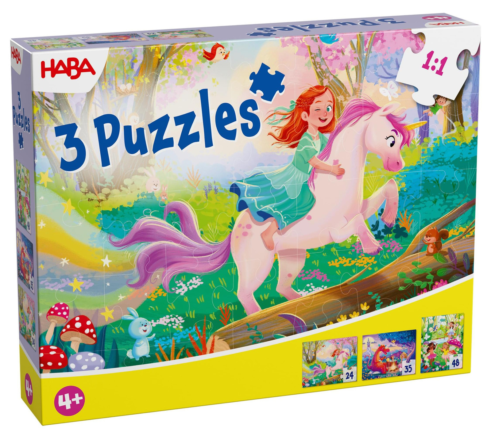 HABA kinderpuzzel Droomlandschappen 24, 35 of 48-delig