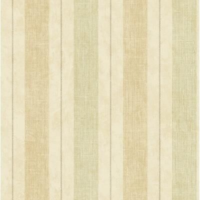 Seabrook Designs Seabrook Design Demeter Stripe Faux Unpasted Wallpaper