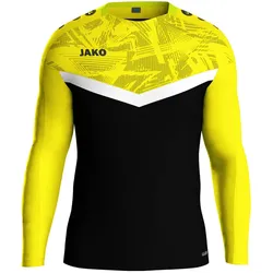 JAKO Iconic Sweatshirt 808 - schwarz/soft yellow S