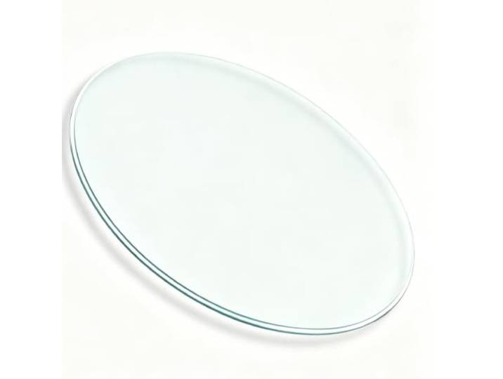 Runde Tischplatte Aus Gehärtetem Glass, Runde Tischplatte Aus Glass Abgeschrägte, Polierte Kante, Mehrere Größen, Ersatzglas(78CM(30.7IN))