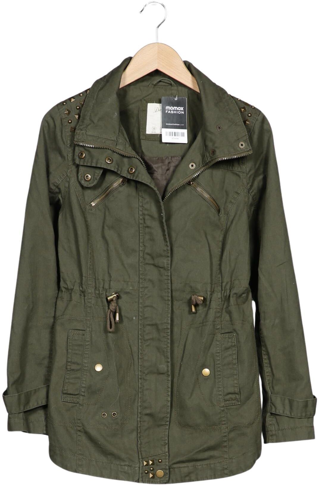 Denim Co. Damen Jacke, Grün, Gr. EU 36, Synthetik / Baumwolle - Second Hand
