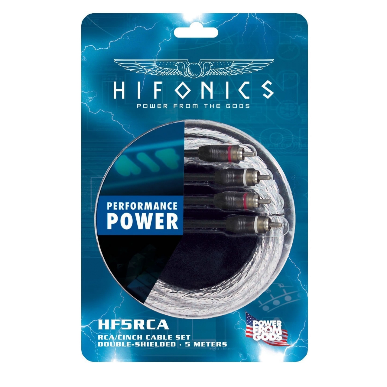 Hifonics Cinchkabel HF5-RCA 5m