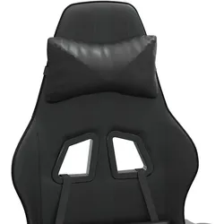 vidaXL Olfones (Ohne Fussablage), Gaming Stuhl, Schwarz
