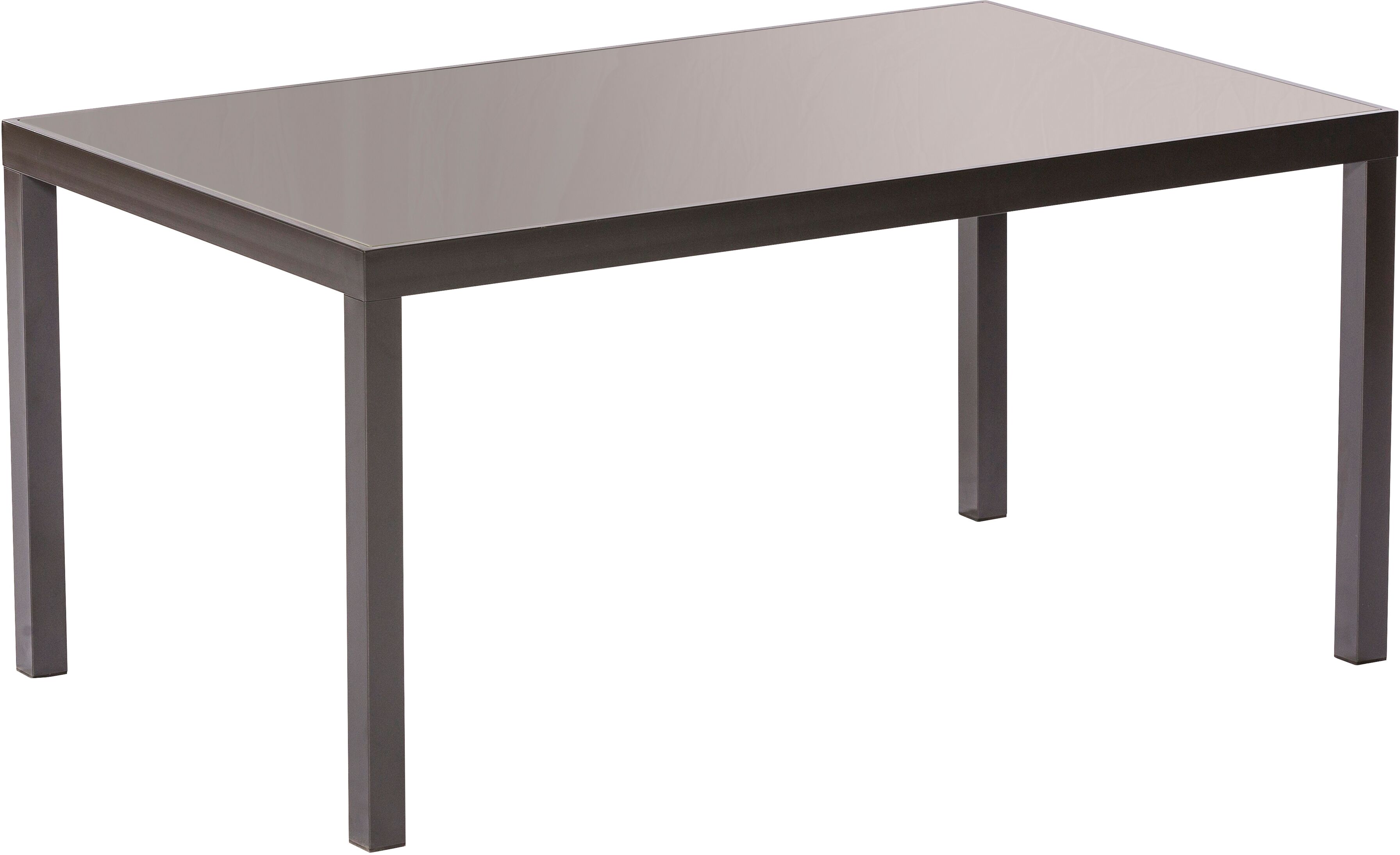 Gartentisch MERXX "Trivero Deluxe", grau, B:90cm H:72cm T:150cm, Tische, Gartentisch, 90x150 cm grau B/H/T: 90cm x 72cm x 150cm