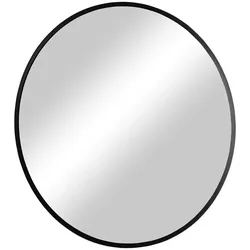 Spiegel mit LED   ¦ Glas,Metall ¦ Maße (cm): H: 5  Ø: 80.0