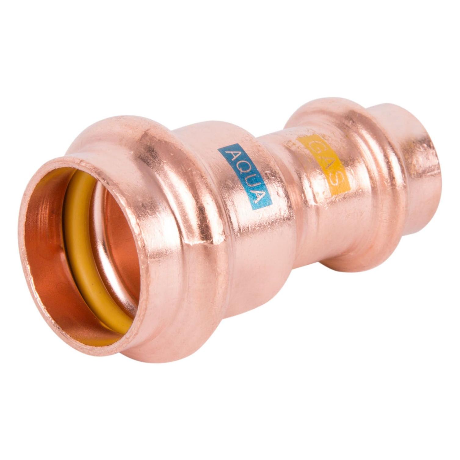 Hermann schmidt HS Reduziermuffe V-Press Copper AQUAGAS 18x15mm (Pressverbindung) (450301815)