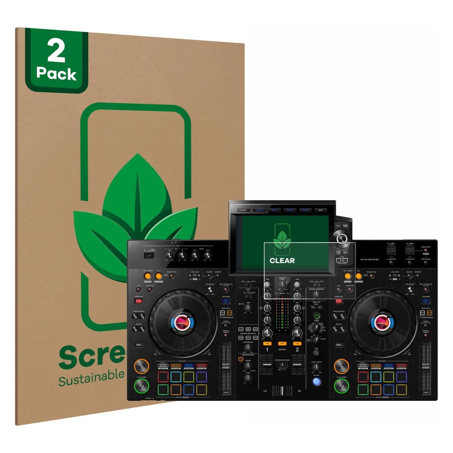 ScreenLeaf Schutzfolie für Pioneer XDJ-RX3 Displayschutz Display Schutz Folie Klar Transparent (6144124)