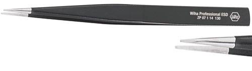 Wiha 32325 ESD Pinzette Spitz 130 mm