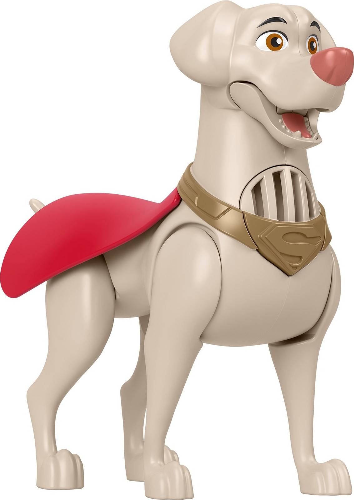 Fisher-Price DC League of Super-Pets Krypto beweegbaar speelgoedhond met geluidseffecten, 15 cm