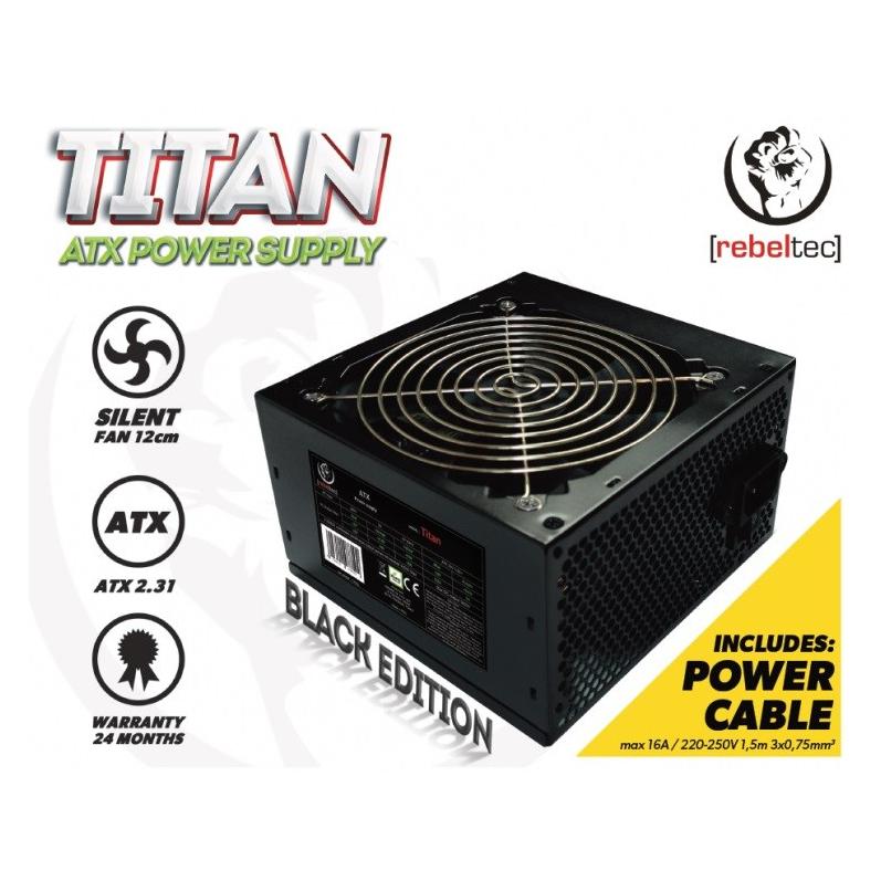 Rebeltec TITAN 400 ATX power supply ver. 2.31 (400 W) (RBLZAS00002)