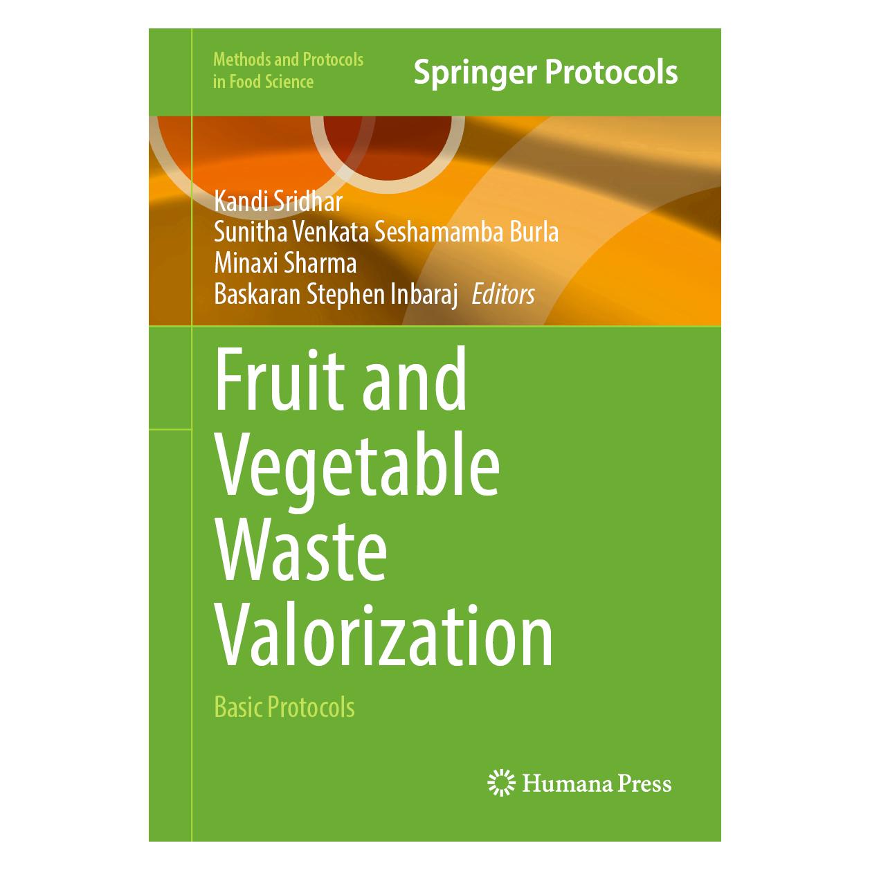Springer Fruit and Vegetable Waste Valorization (Englisch, Hardcover, Sunitha/Sharma et al, Venkata Seshamamba Burla) (61489928)