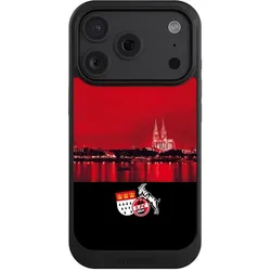 Nivocase Hülle für Apple iPhone 18 Pro Handyhülle NIVOcore Case Schwarz 1. FC Köln Offizielles (Apple iPhone 18 Pro), Smartphone Hülle, Schwarz