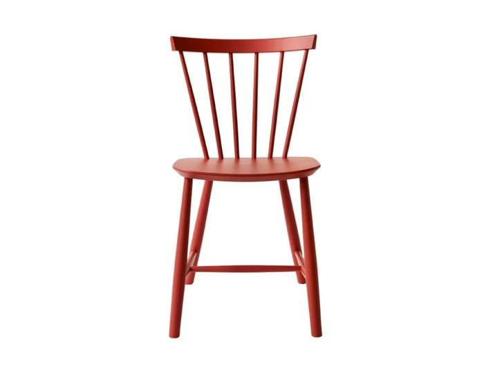 FDB Møbler Chaise J46 Beech red painted