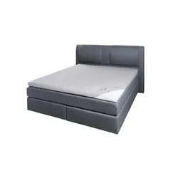 Jersey-Elastan Topperlaken   ¦ grau ¦ Maße (cm): B: 150 H: 10