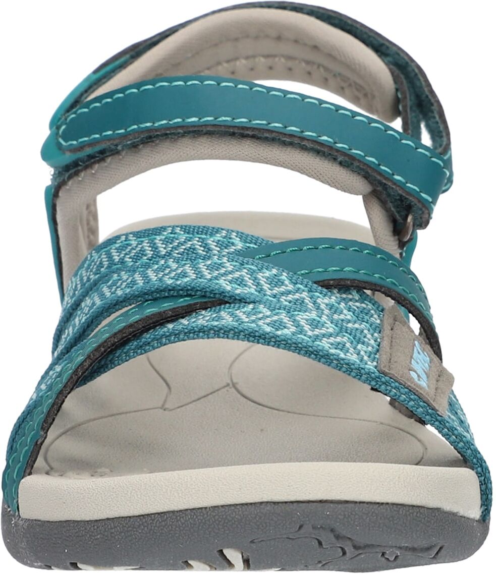 Sandale HI-TEC "Hi-Tec Sandalen Savanna II JRG", Mädchen, Gr. 35, Normalschaft, petrolblau, navigate, mint, Synthetisches Obermaterial, Schuhe Sandale petrolblau, navigate, mint 35, Normalschaft