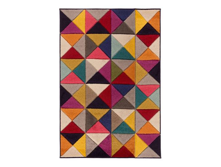 Kurzflorteppich Samba II Multicolor 200 x 290cm Netzstoff