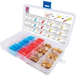 TRU COMPONENTS T1711C001 Flachsteckhülsen-Sortiment 320 Teile