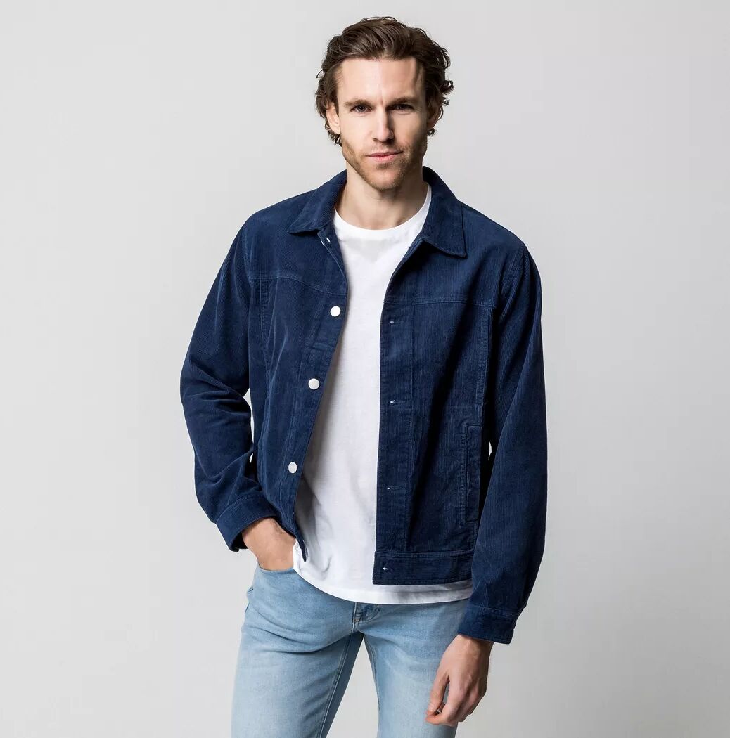 Manor Man - Overshirt, für Herren, Horizon Blue, Größe XXL
