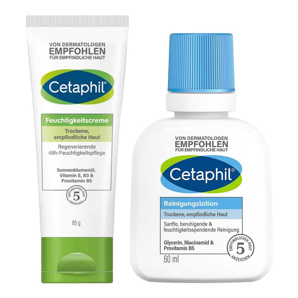 Galderma Laboratorium GmbH Cetaphil Feuchtigkeitscreme + Reinigungslotion 08105016