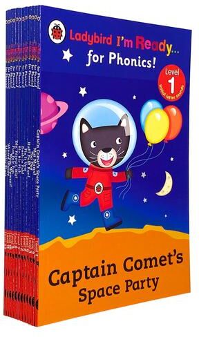 Ladybird I'm Ready for Phonics Readers 12 Books Collection Set - Paperback - Ages 3-6 - Synthetic Phonics Early Reading Scheme