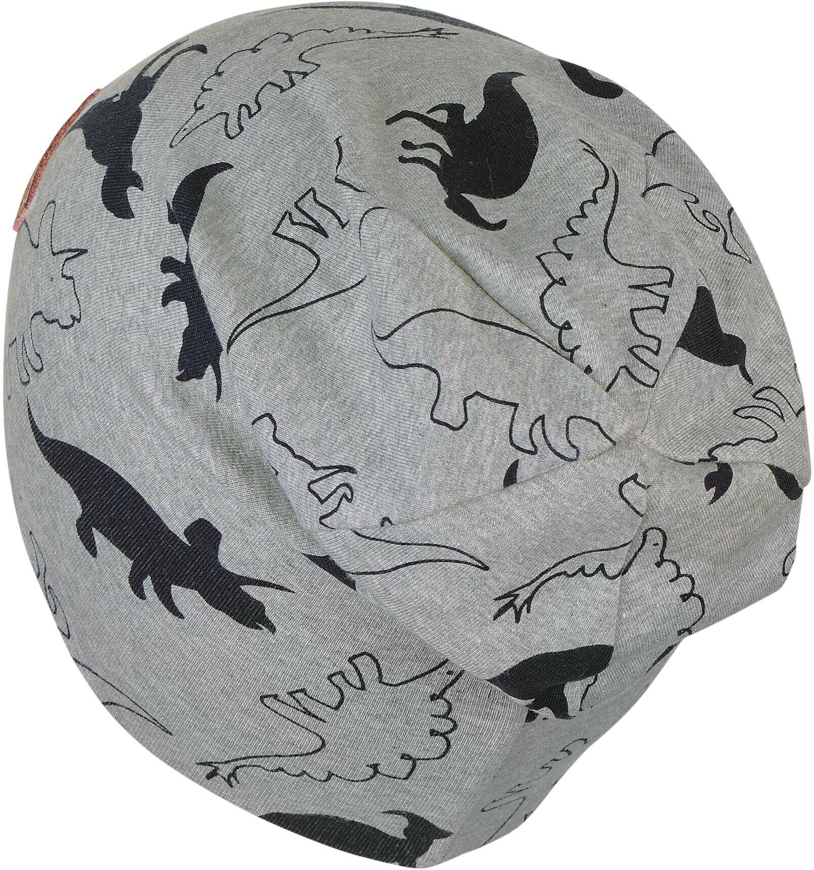 Beanie STERNTALER "Beanie", Kinder, Gr. 53, silber, Mützen Beanie