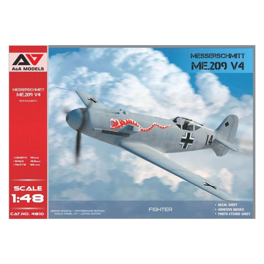 A&A Models Me.209 V4 high-speed prototype (AAM4810)