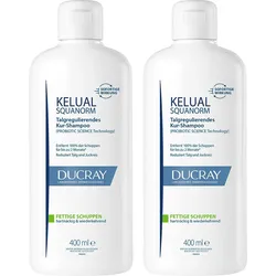 DUCRAY KELUAL SQUANORM Shampoo fettige Schuppen Doppelpack  2X400 ml Shampoo