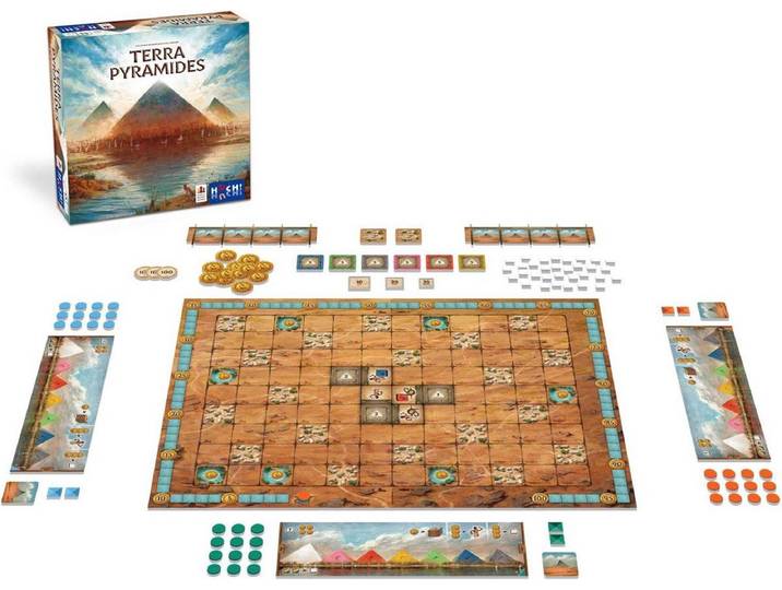 Huch! Terra Pyramides - Bordspel - Strategisch spel - Bevat 2 uitbreidingen