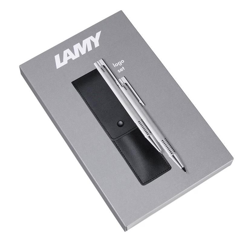 LAMY Schreibset logo brushed schwarz 1240662