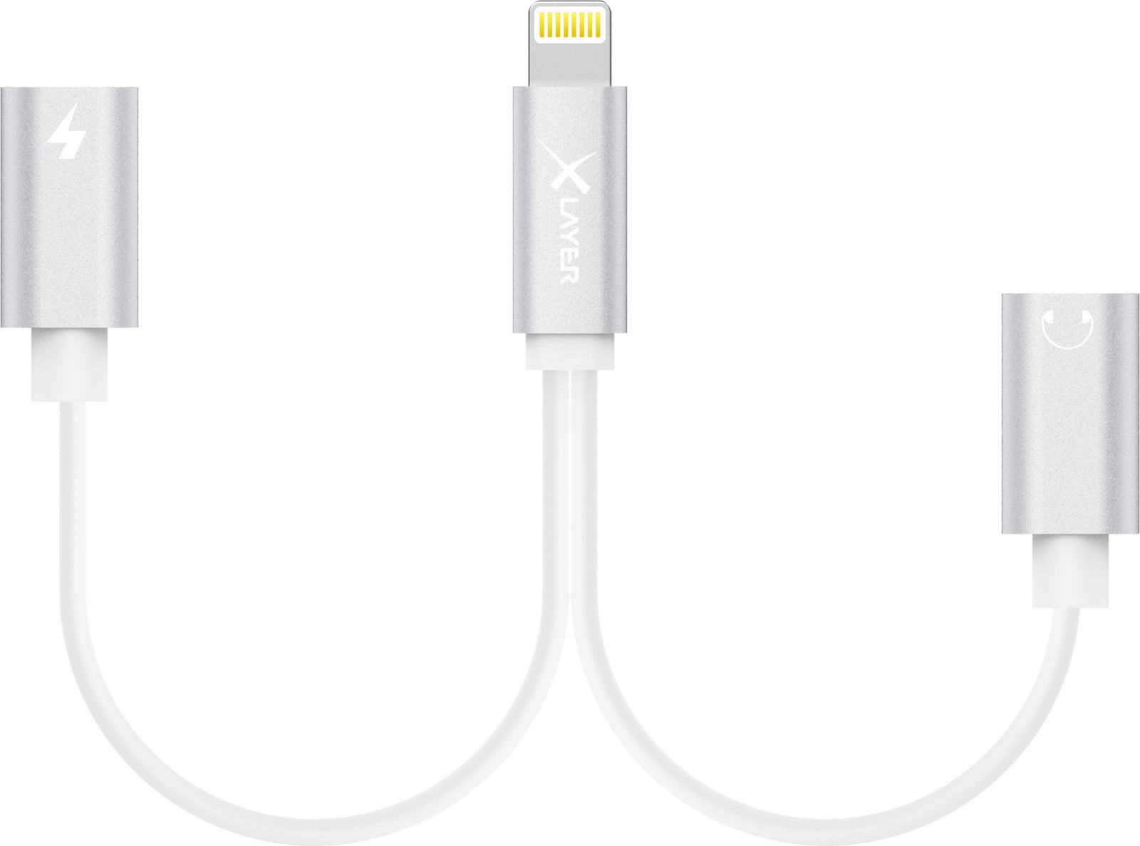 XLayer Lightning-datakabel met 2 x Lightning aansluiting