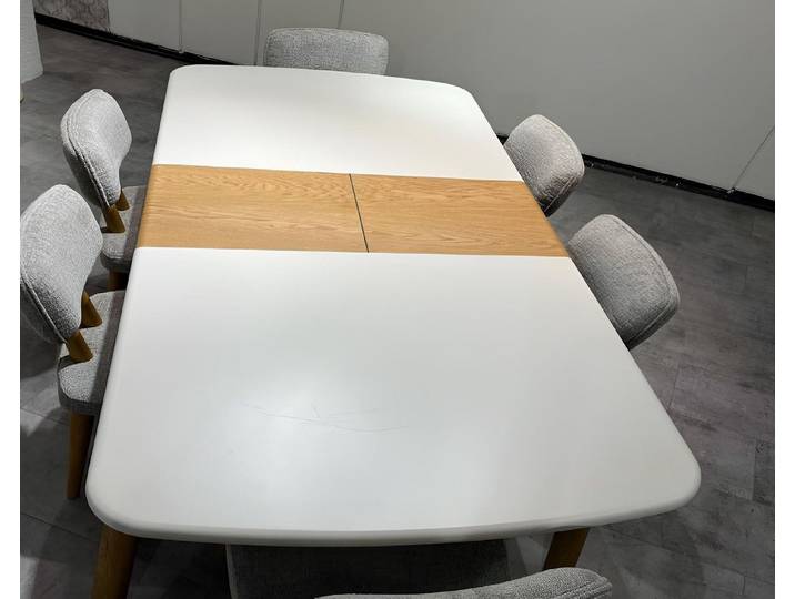 Xlmoebel Esstisch Stilvoller weißer luxuriöser Küchentisch für die Familie, Made in Europa