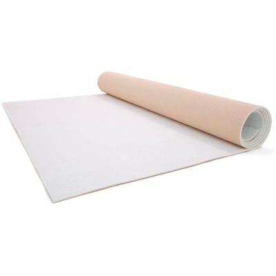 Läufer "PODIUM", weiß, B:100cm H:2,6mm L:1.000cm, Polypropylen (PP), PRIMAFLOR-IDEEN IN TEXTIL, Teppiche, Läufer, Breite 100 cm, robuster Nadelfilz, Uni-Farben