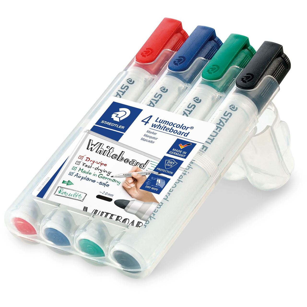 STAEDTLER Lumocolor Whiteboard-Marker 351, 4er Etui