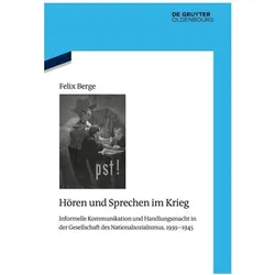 Berge:Hören und Sprechen im Krieg, Fachbücher von Felix Berge